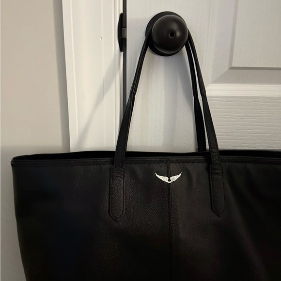 Zadig & Voltaire Black Leather Tote - Picture 2 of 3